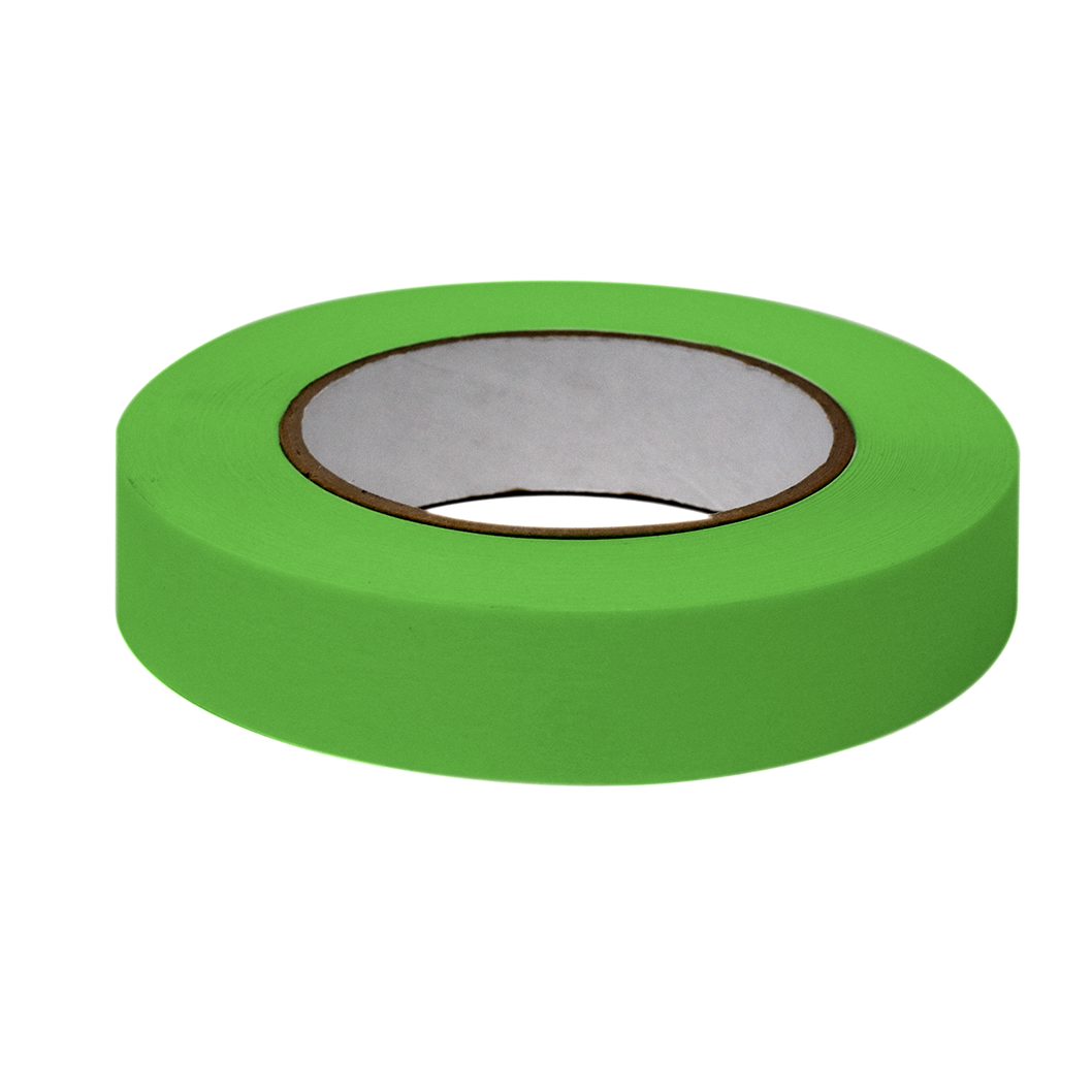 Globe Scientific Labeling Tape, 1" x 60yd per Roll, 3 Rolls/Case, Green  